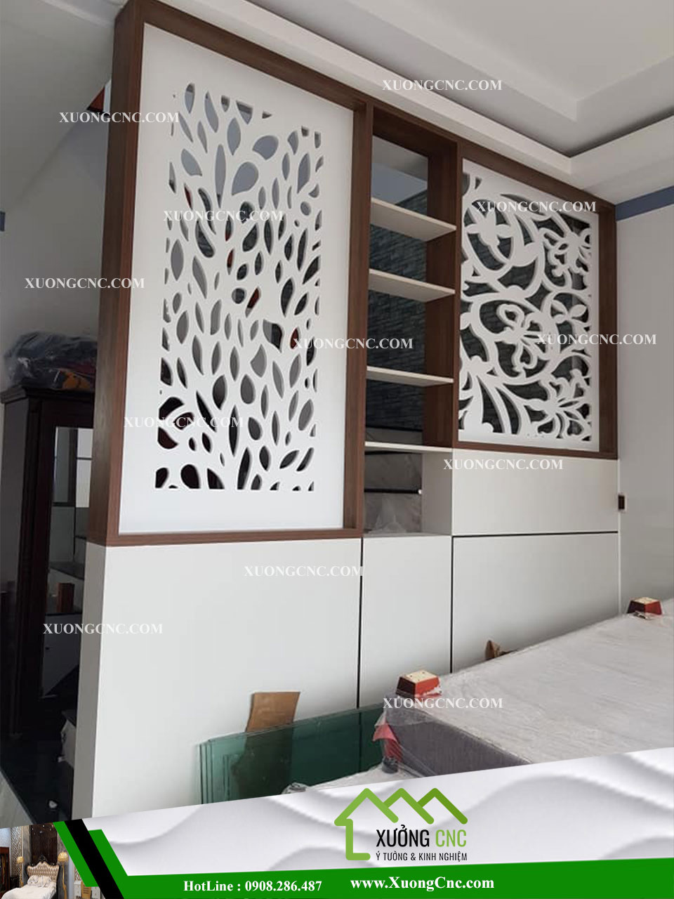 Tấm ốp 3D,VÁCH NGĂN CNC 3