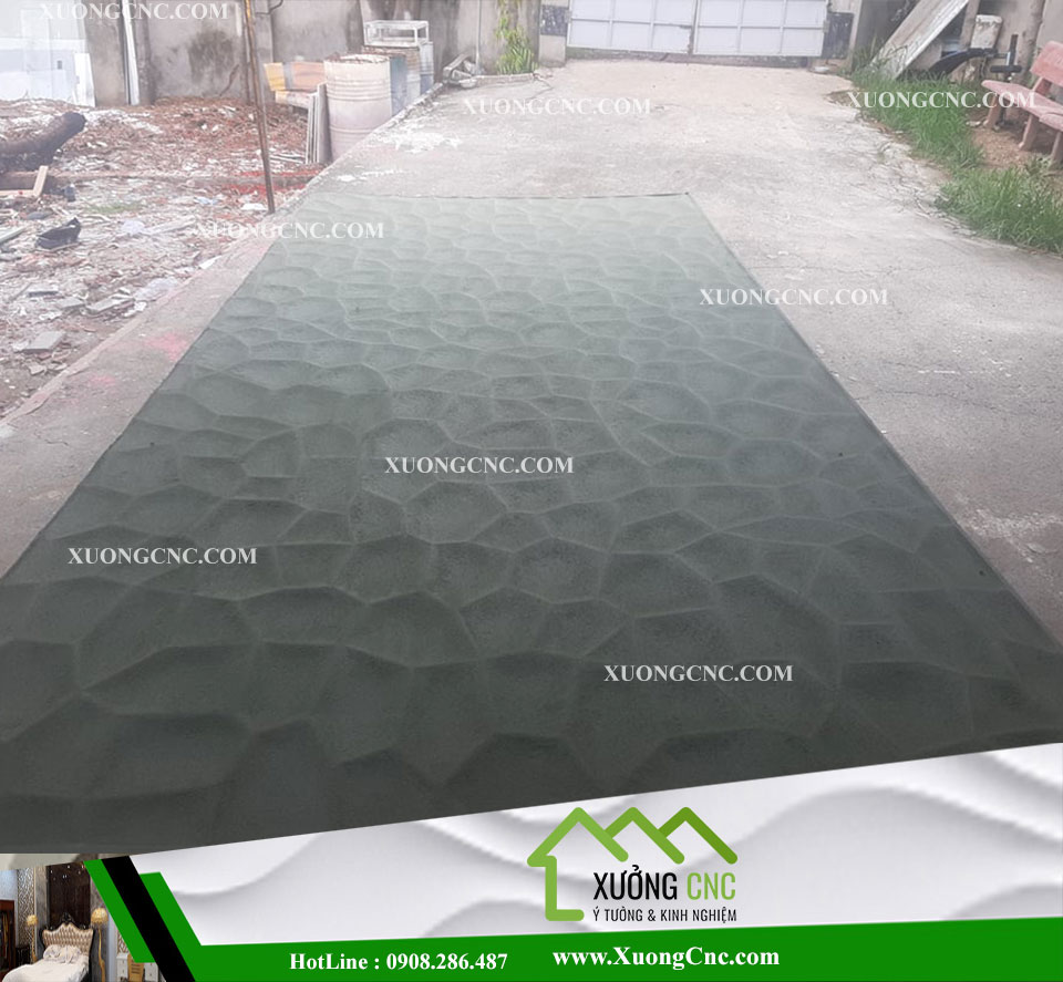 Tấm 3D hoa văn tổ ong mới lạ, vách ngăn CNC , Xưởng cnc giá rẻ 2