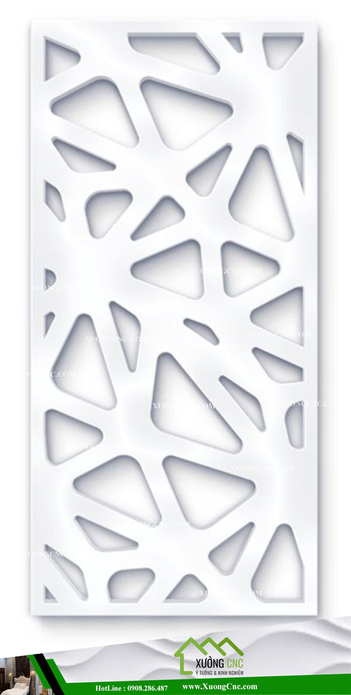 Mẫu vách ngăn CNC 2D phòng khách 19