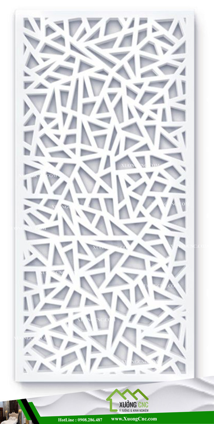Mẫu vách ngăn CNC 2D phòng khách 20