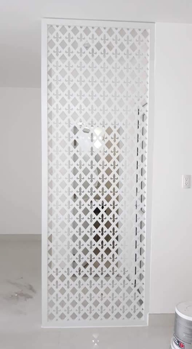 Mẫu vách ngăn cnc 2d nhà bếp đẹp giá tốt 2