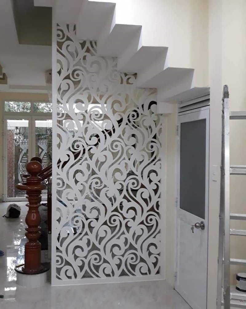 Mẫu vách ngăn cnc 2d nhà bếp đẹp giá tốt 6