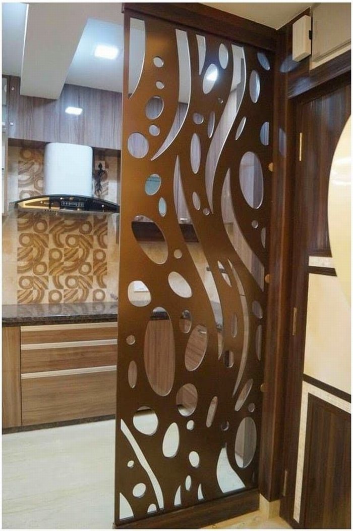 Vách ngăn CNC 2D hoa văn cây 6