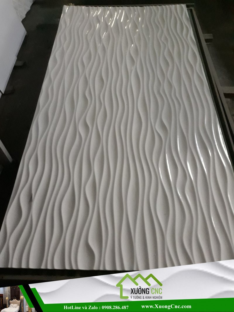 Hình ảnh thi công vách CNC 2D, 3D mới P12 15