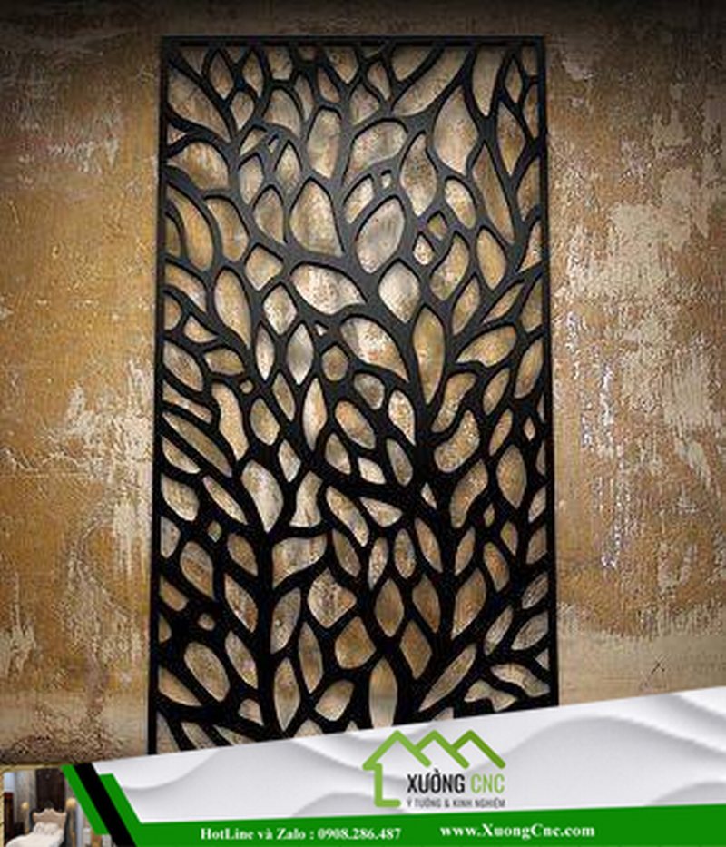 Hình ảnh thi công vách CNC 2D, 3D mới 01 30