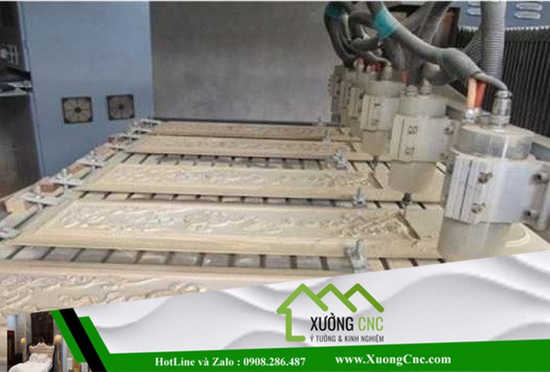 Hình ảnh thi công vách CNC 2D, 3D mới P5 8