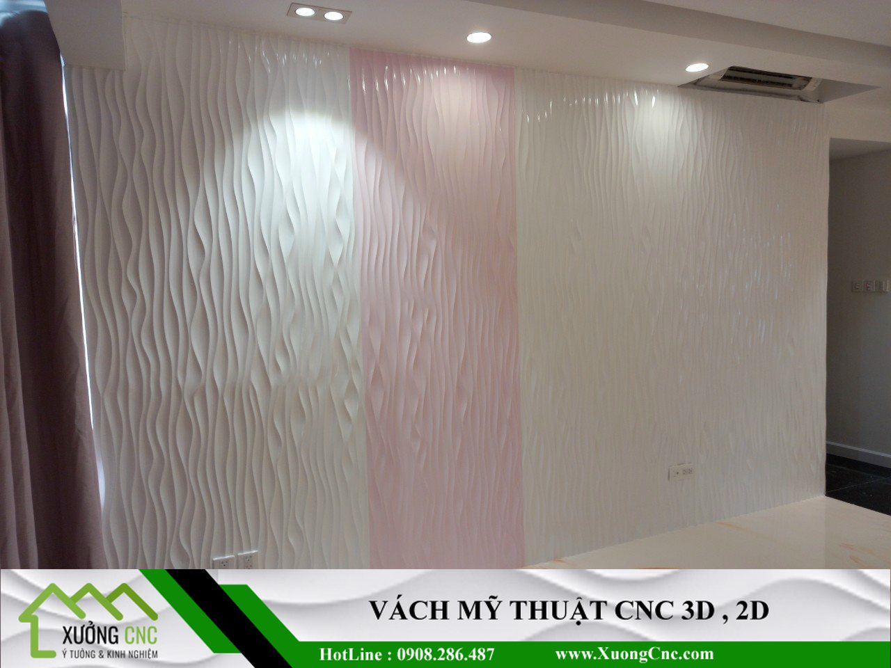 Báo giá thi công vách mỹ thuật CNC 3D mới hoa văn mới 22