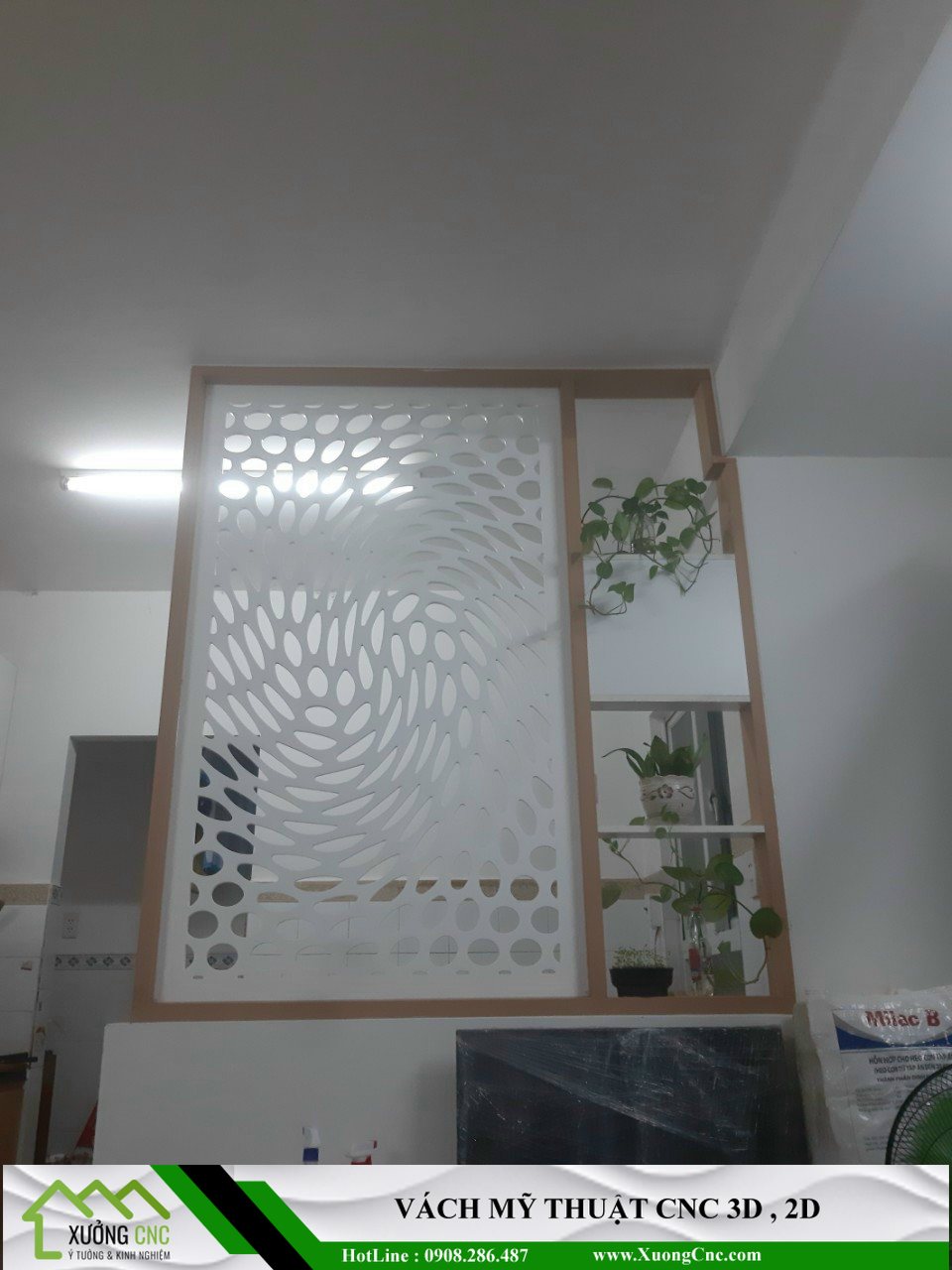 Báo giá gia công vách ngăn CNC 2D trang trí đẹp phòng khách 2