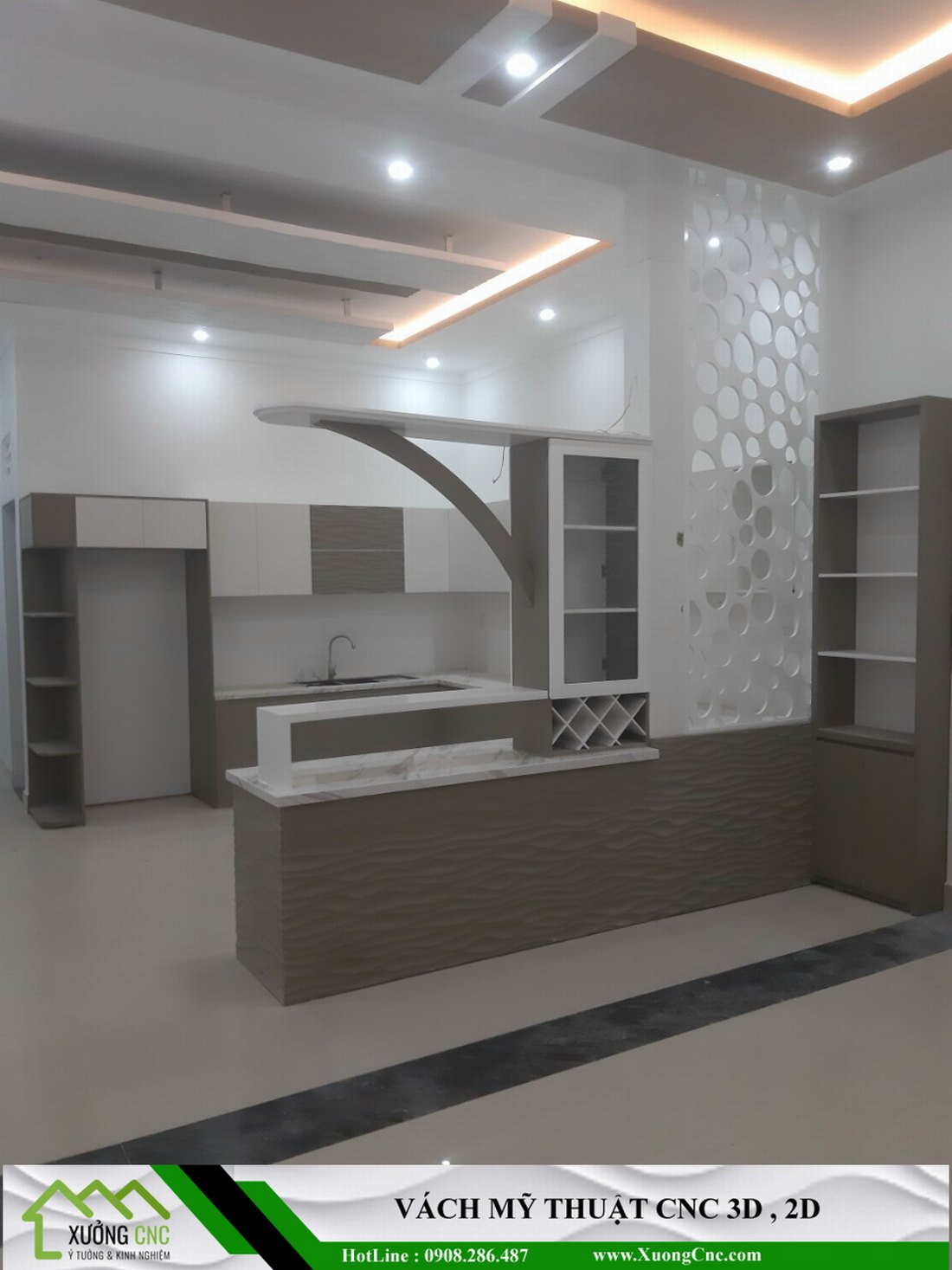 Cập nhật báo giá mẫu vách ngăn cnc 2D và 3d gợn sóng thông dụng 1555