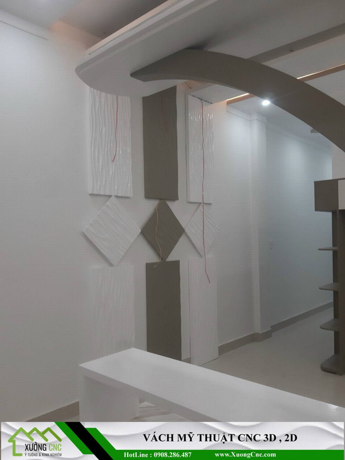 Cập nhật báo giá mẫu vách ngăn cnc 2D và 3d gợn sóng thông dụng 4