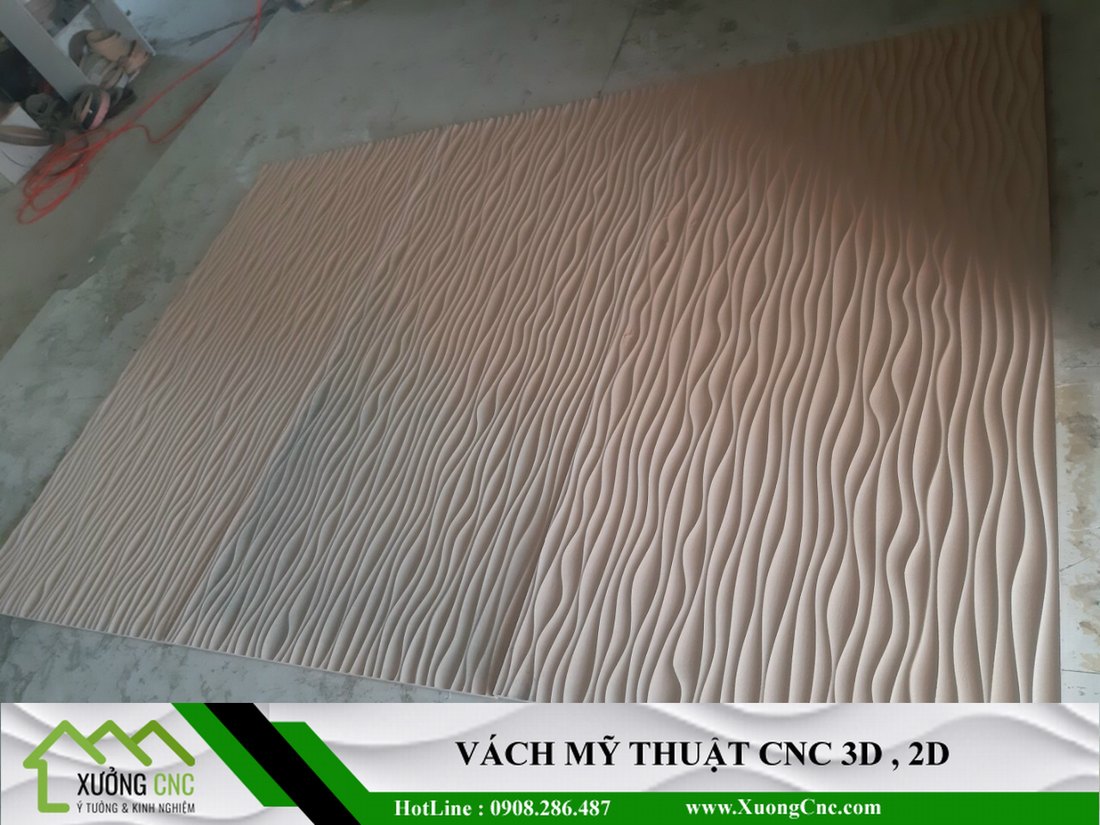Cập nhật báo giá mẫu vách ngăn cnc 2D và 3d gợn sóng thông dụng 7