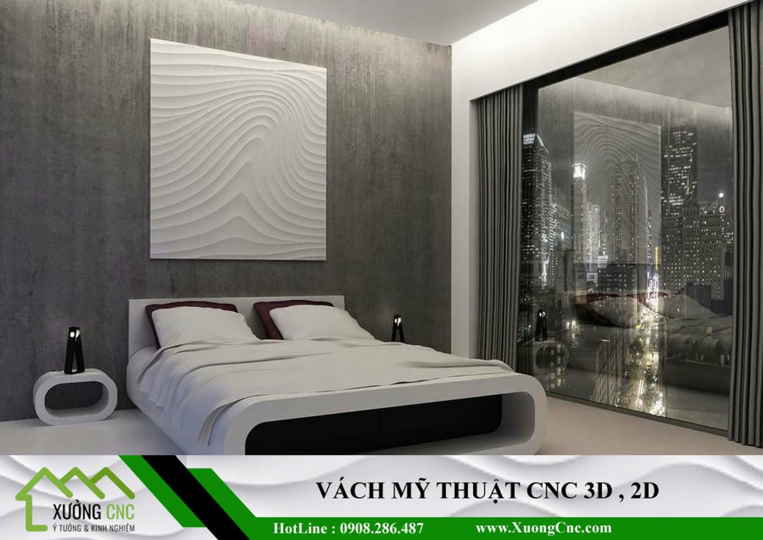 Cập nhật báo giá mẫu vách ngăn cnc 2D và 3d gợn sóng thông dụng 11
