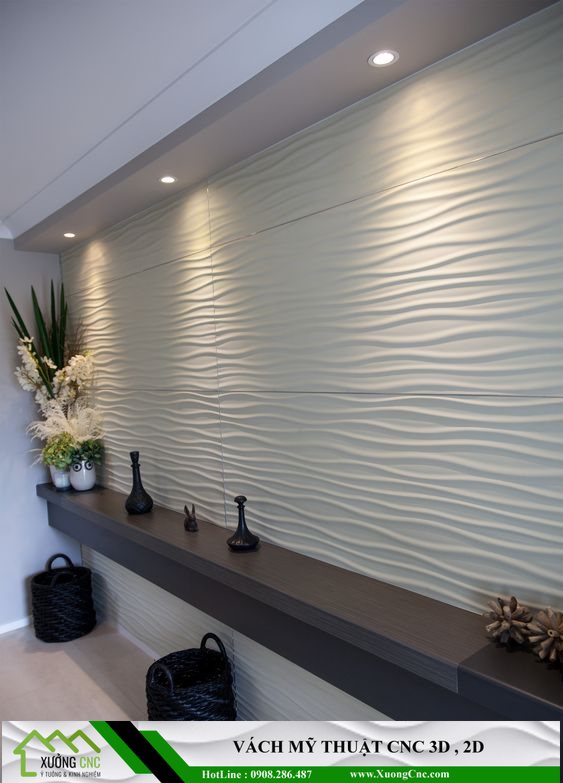 3D Wall Panels,3D Wave Panels,tấm ốp tường 3D báo giá 1 4