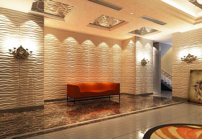 Tấm 3D là một vật liệu trang trí mới, chất lượng cao, có nghệ thuật cao 2