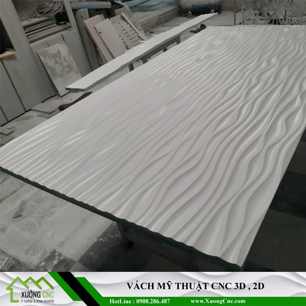 Báo giá gia công cắt và khắc CNC 3D mẫu hoa văn gơn sóng,Tấm ốp tường 3d ,giá rẻ tại Tphcm ,Vật liệu ốp tường ,đẹp sang trọng đẳng cấp
