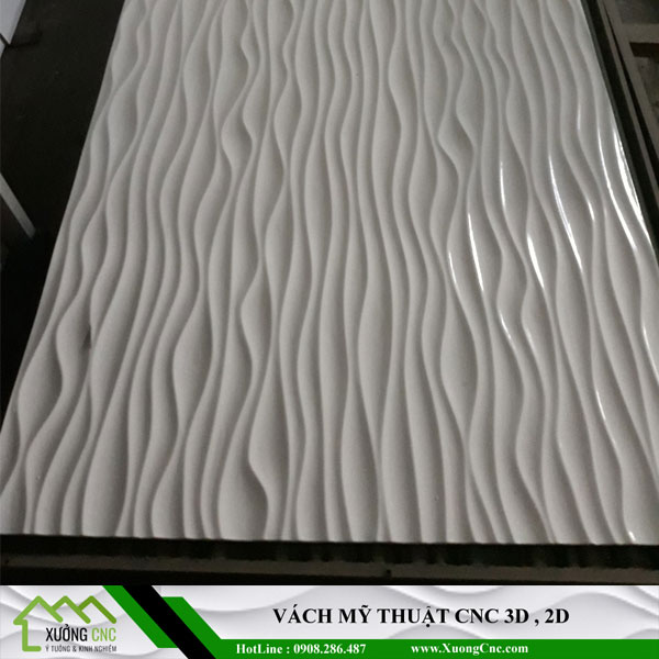 Báo giá gia công cắt và khắc CNC 3D mẫu hoa văn gơn sóng CNC419