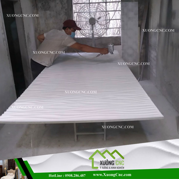Báo giá gia công vách CNC 3D gơn sóng, vách ngăn CNC gợn sóng
