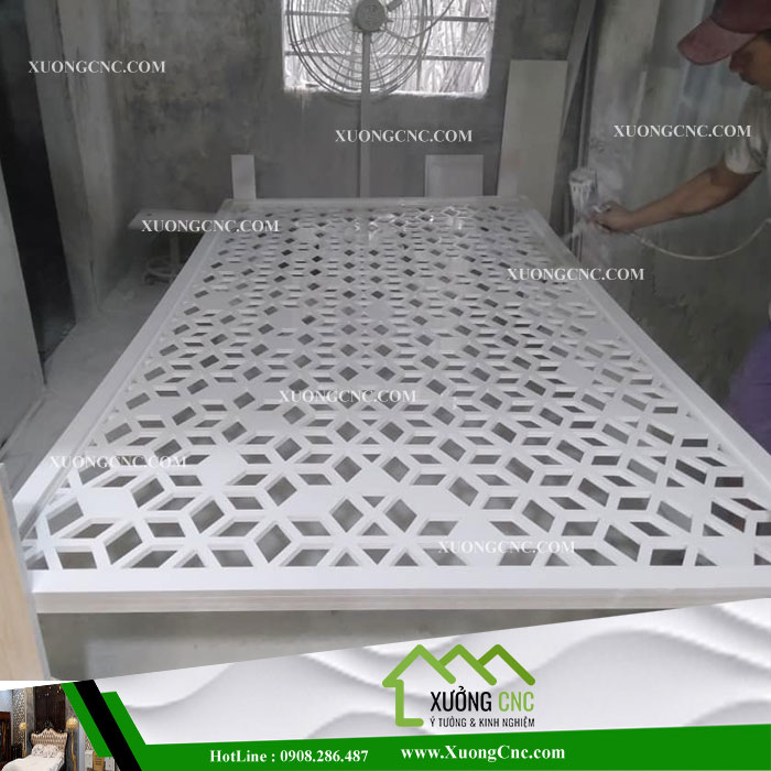 Thiết kế gia công cắt và sơn hoa văn CNC 2D
