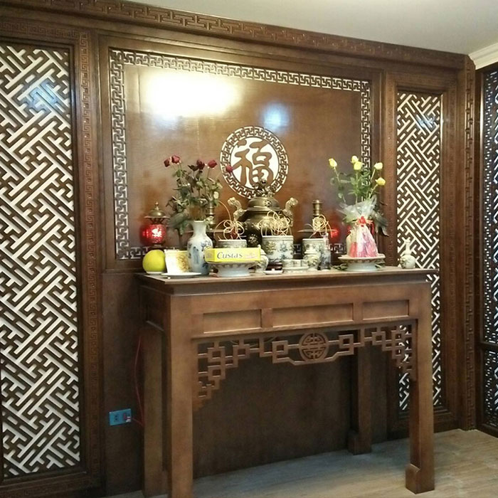 thiết kế thi công phòng thờ