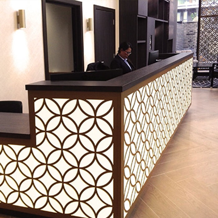 thiết kế thi công vách ngăn cnc văn phòng